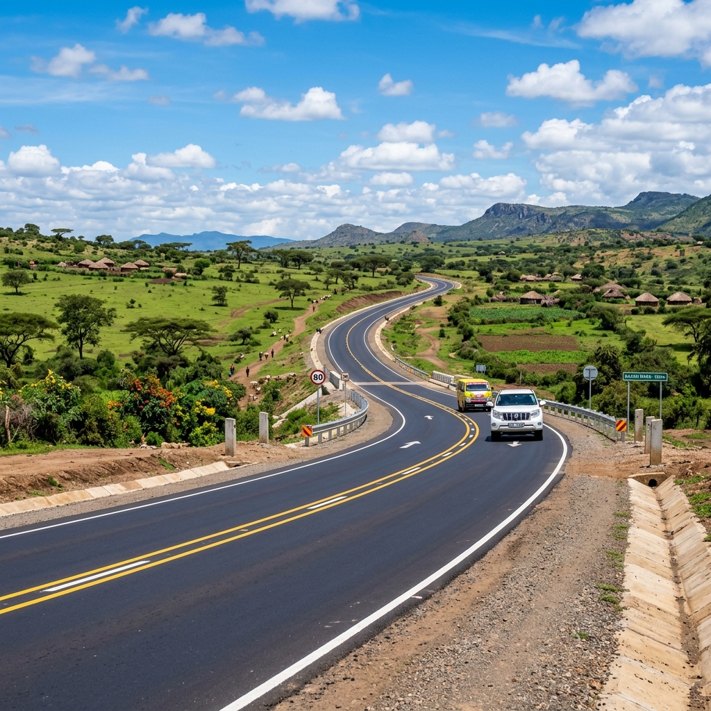 Road construction and tarmacking project Kenya