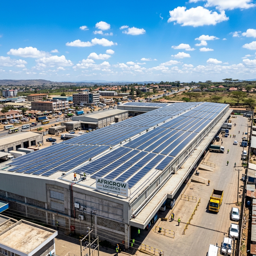 Solar energy panel installation Kenya